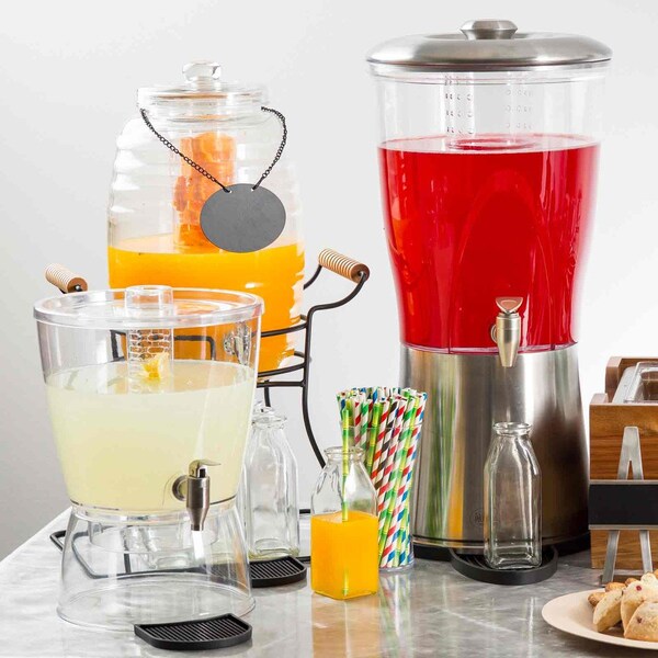 Tablecraft Stckbl Bvrage Dispenser, Infsr, 9.5"X13.5" - BAD1500