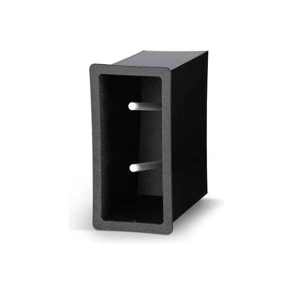 Vollrath Co Vollrath Acry Fab, Flush Mount Vertical Dome Lid Dispenser 2 Stack 13-3/8x6-3/4x12 - FMDL-2V