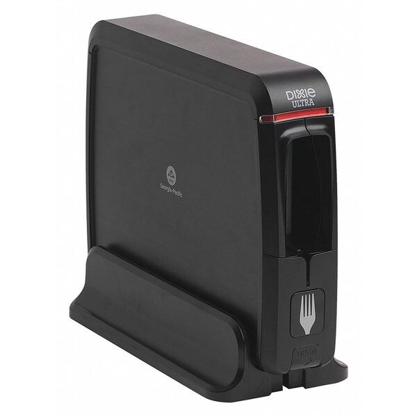 Smartstock Cutlery Dispenser Stand, 10-1/2" H, Black - SSW1D85