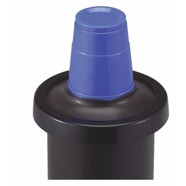 Ez-Fit Cup Dispenser, In-Counter, 8-46 oz., Blk - C2410CBK