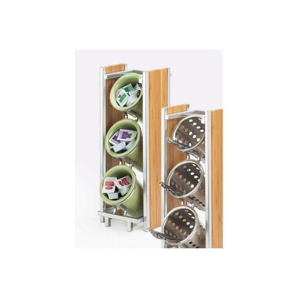 Cal Mil Plastics Cal-Mil 1283 Eco Modern Cylinder Display 8-1/4"W x 8-1/2"D x 21"H - 1283