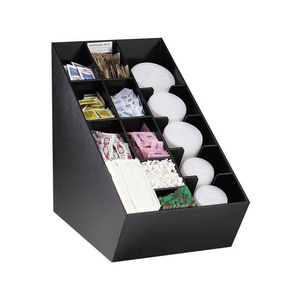 Dispense-Rite Lid, Straw and Condiment Organizer - NLO-CTVL