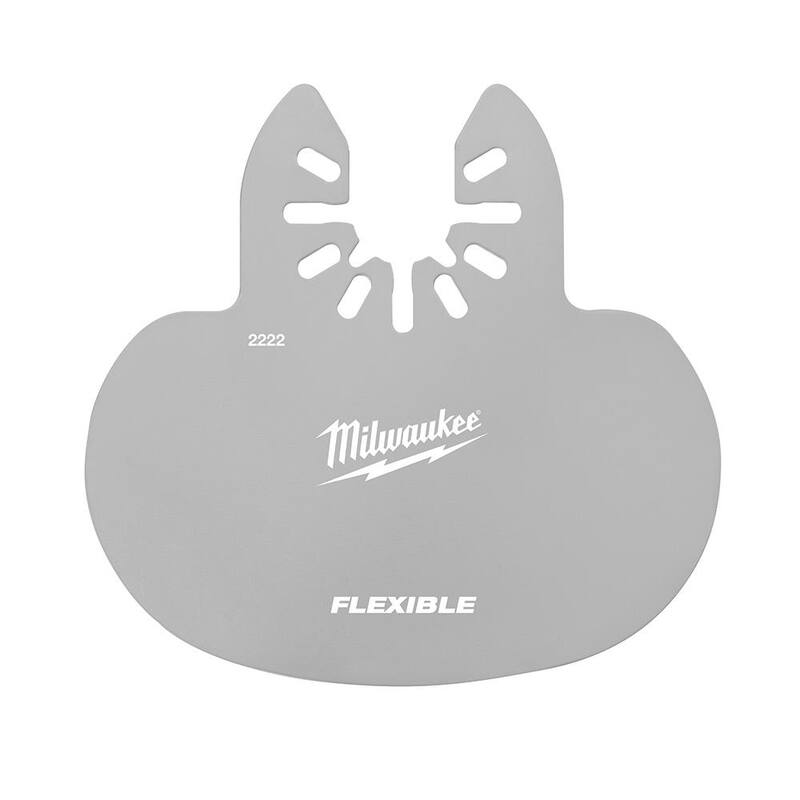 Milwaukee 3 pulgadas Hoja multifuncional oscilante cortadora de sellador cónico de acero inoxidable (5 piezas) - 49-25-2241