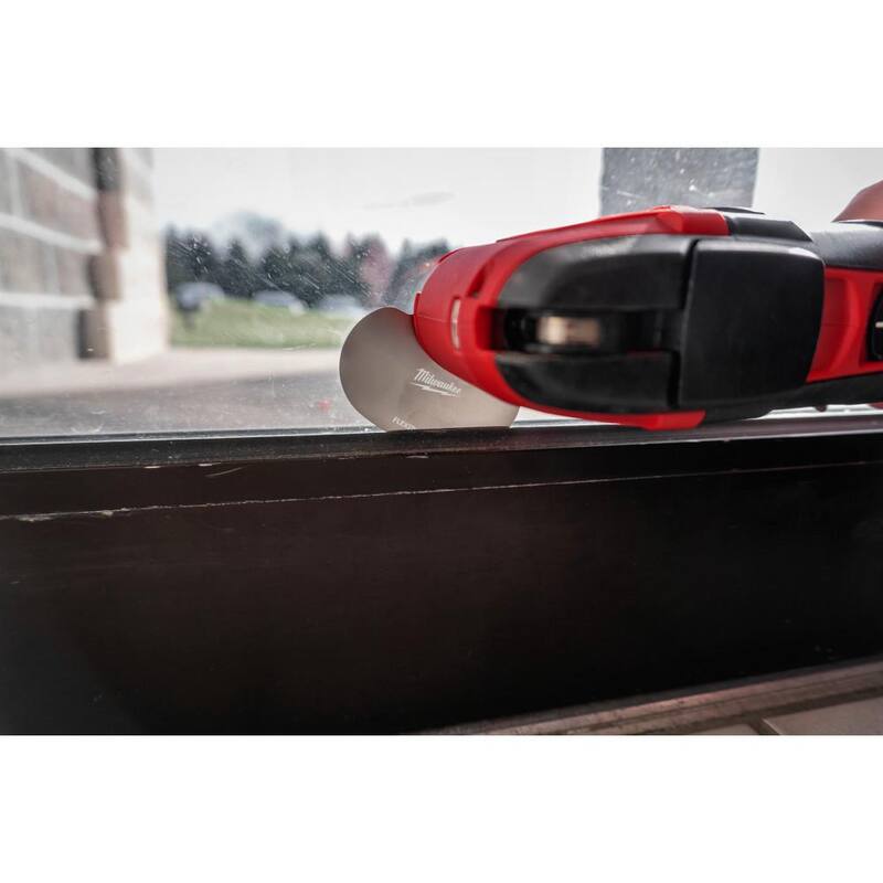 Milwaukee 3 pulgadas Hoja multifuncional oscilante cortadora de sellador cónico de acero inoxidable (5 piezas) - 49-25-2241