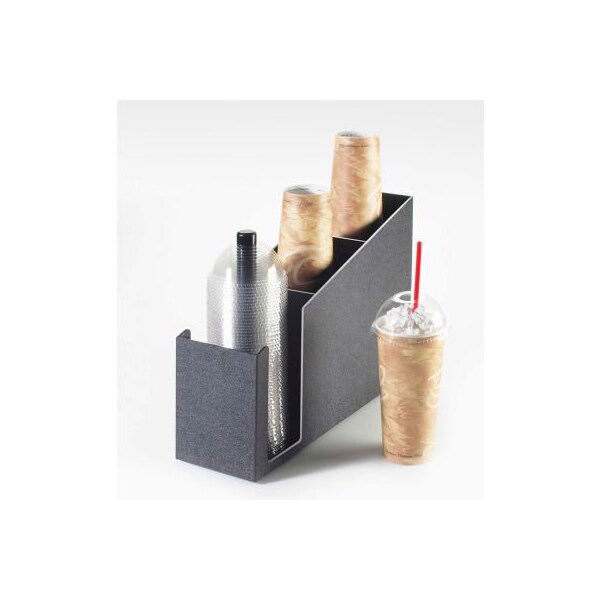Cal Mil Plastics Cal-Mil 724 Dome Lid and Cup Organizer 15-1/2"W x 5"D x 12"H - 724