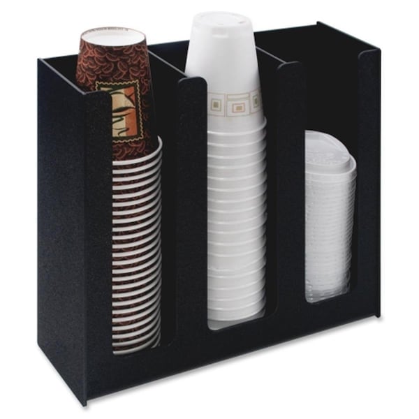Razoredge Cup Holder, 12 3/4w x 4 1/2d x 11 3/4d, Black - RA183868