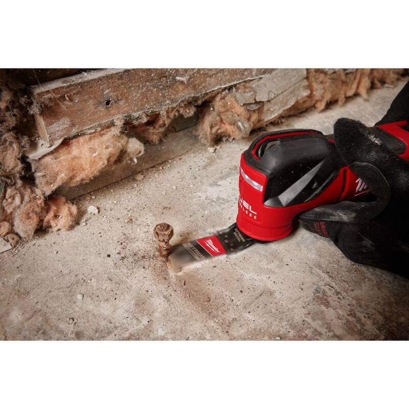 Milwaukee 1-3/8 in. Hoja de herramienta múltiple oscilante para corte extremo de metal Nitrus Carbide de ajuste universal (paquete de 5) - 49-25-1566