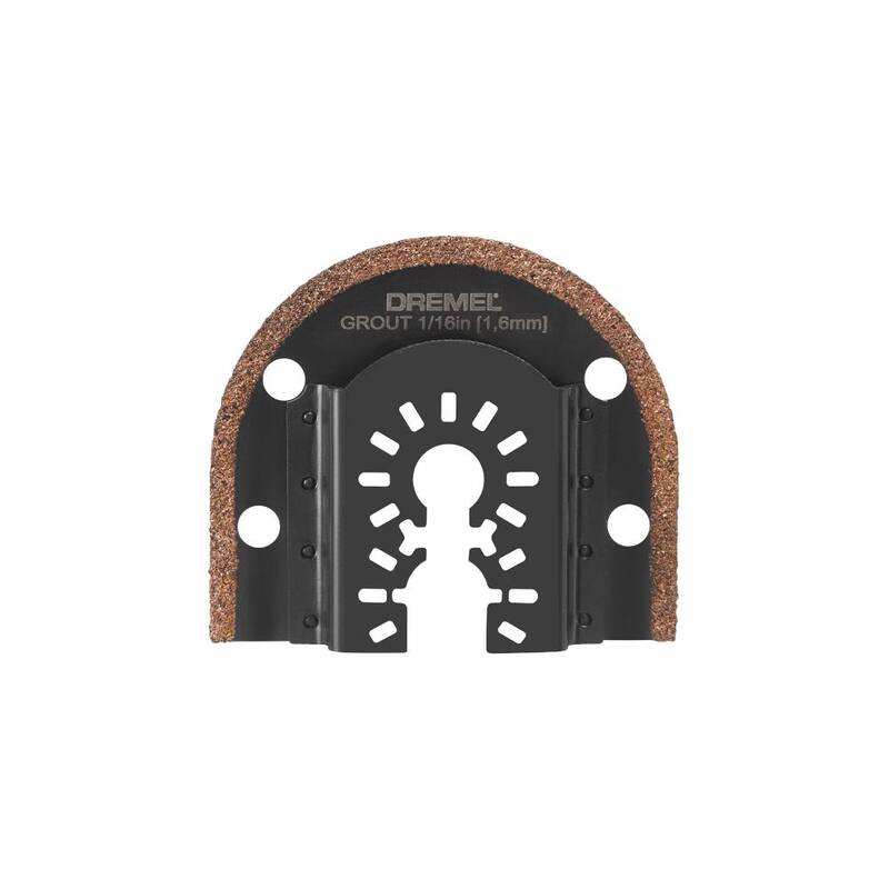 Dremel Universal 1/16 in. Cuchilla de herramienta múltiple oscilante para remover lechada (1 pieza) - MM501U