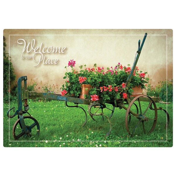 Hoffmaster 10" x 14" Welcome to Our Place Paper Placemats, PK1000 - 311125