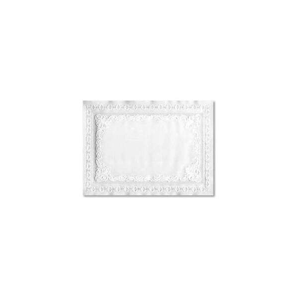 Lagasse Hoffmaster HFM601SE1014, Classic Embossed Placemats, White, 1000/Carton - HFM 601SE1014