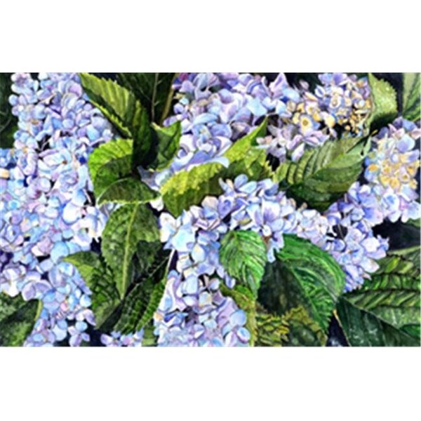 Carolines Treasures Carolines Treasures 8730PLMT Hydrangea Fabric Placemat - 8730PLMT