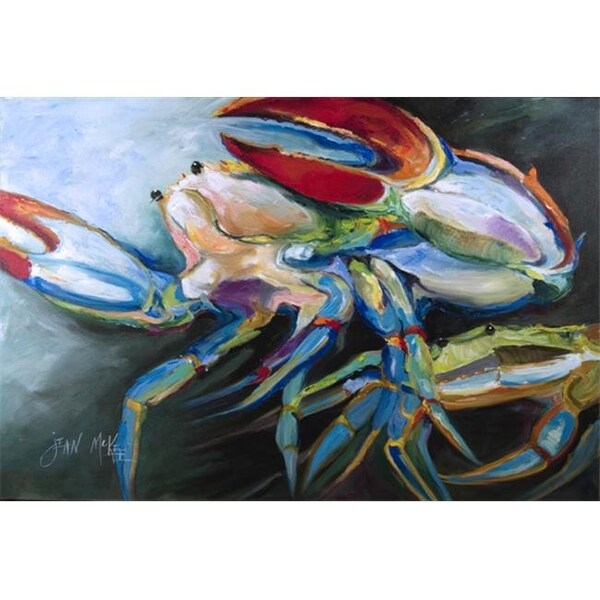 Carolines Treasures Carolines Treasures JMK1103PLMT Blue Crab Fabric Placemat - JMK1103PLMT