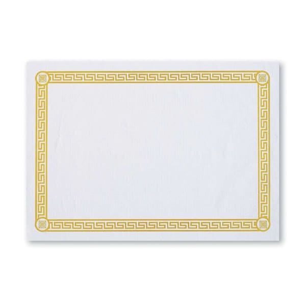 Smith Lee Smith Lee 10x14 Gold Greek Key Economy Line Paper Placemates, PK1000 - PP37640