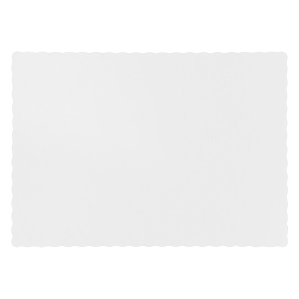 Touch Of Color White Placemats, 13"x9.5", 600PK - 863272B
