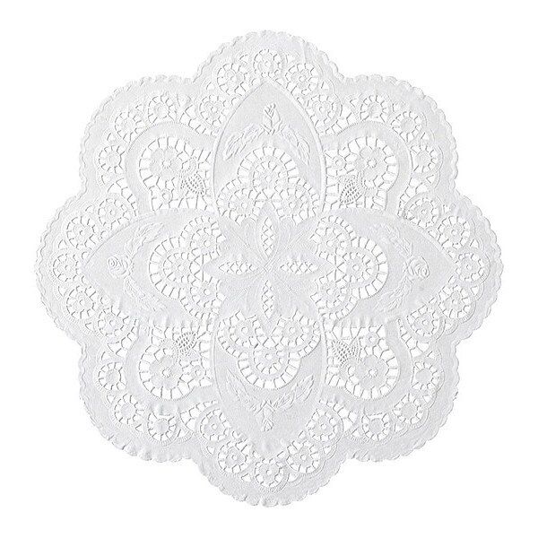 Hoffmaster French Lace Doily, 12", PK1000 - 500535