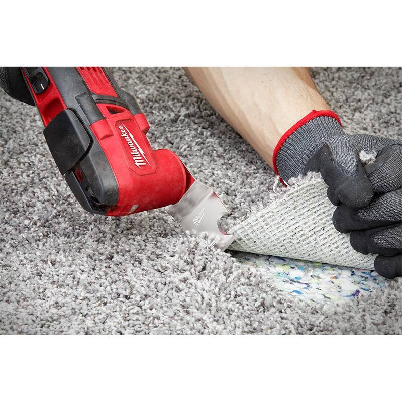 Herramienta multiusos de acero inoxidable universal Milwaukee 3 en 1 para cortar/rascar con hoja oscilante (1 pieza) - 49-25-2221