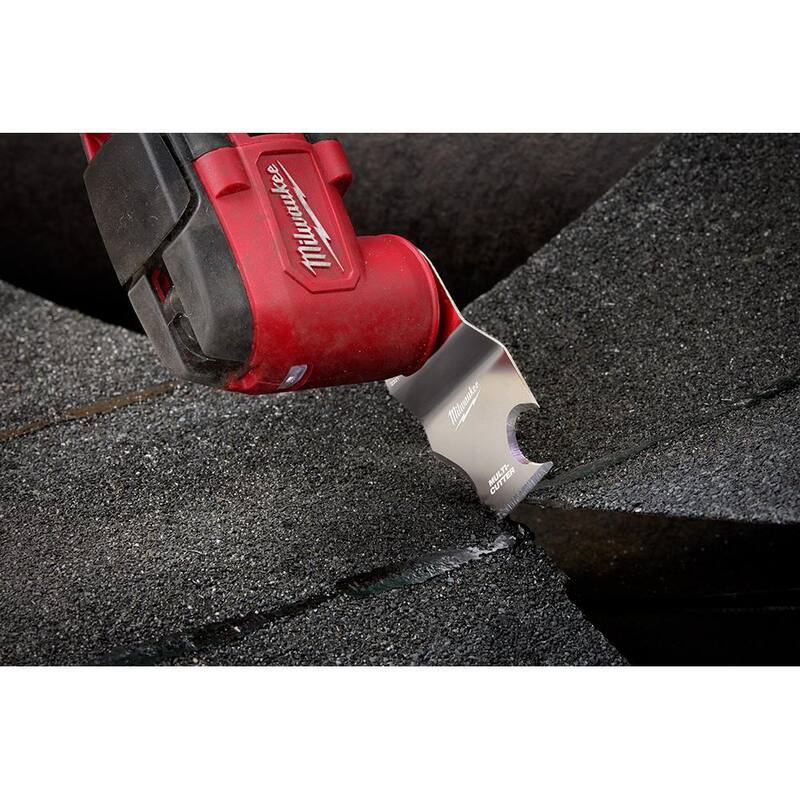 Herramienta multiusos de acero inoxidable universal Milwaukee 3 en 1 para cortar/rascar con hoja oscilante (1 pieza) - 49-25-2221