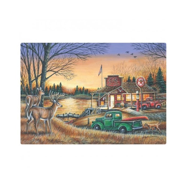 Hoffmaster 10" x 14" Peaceful Evening Paper Placemats, PK1000 - 311123