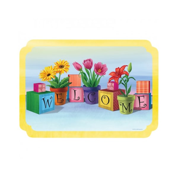 Hoffmaster 10" x 14" Welcome All Paper Placemats, PK1000 - 311113