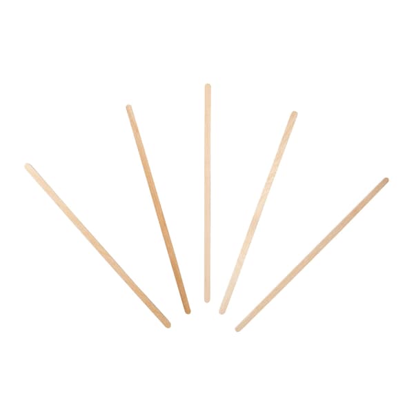Amercareroyal Royal 7.5" Wood Coffee Stirrer, PK5000 - R825