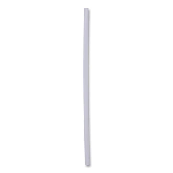 Boardwalk Jumbo Straws, 7 3/4", Plastic, Translucent, Unwrapped, PK12500 - BWKJSTU775T50