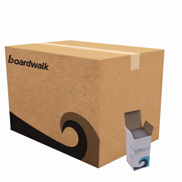 Boardwalk Jumbo Straws, 7 3/4", Plastic, Translucent, Unwrapped, PK12500 - BWKJSTU775T50