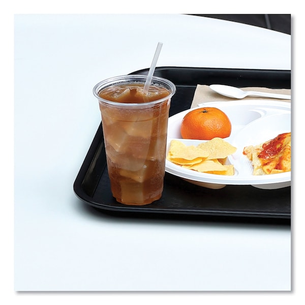 Boardwalk Jumbo Straws, 7 3/4", Plastic, Translucent, Unwrapped, PK12500 - BWKJSTU775T50