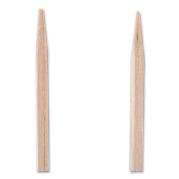 Amercareroyal Square Wood Toothpicks, 2 3/4", Natural, PK19200 - RPP R820SQ