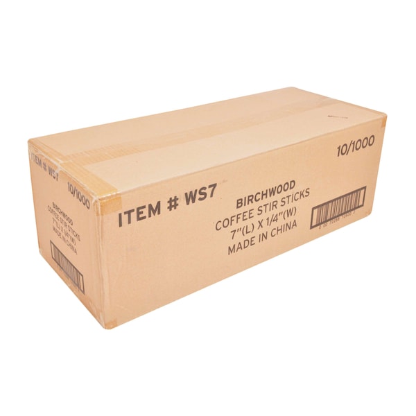 Amercareroyal Royal 7 Wood Stir Sticks, PK1000 - WS7