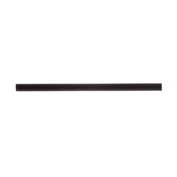 Tablecraft Straws, 7.75", 5mm, Black, PLA, Unwrap, PK300 - 100106