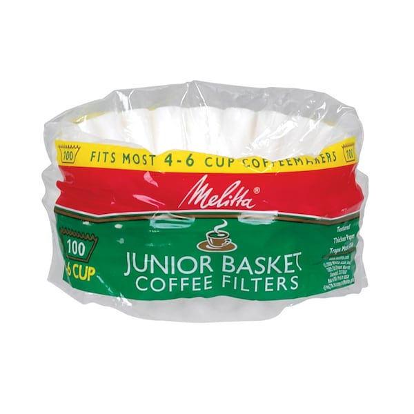 Melitta Melitta 4-6 cups White Basket Coffee Filter 100 pk - 62912