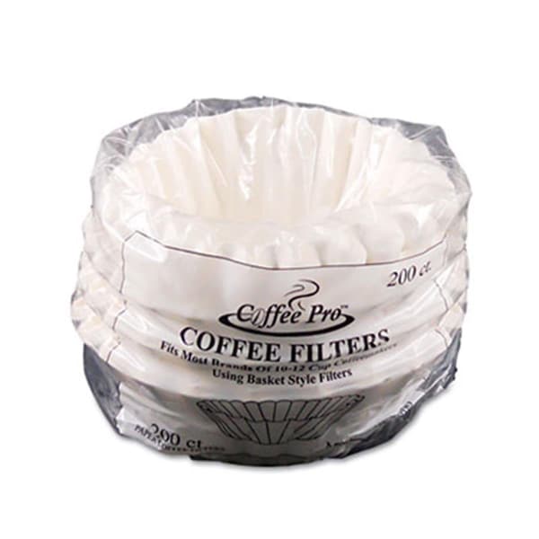 Coffee Pro DDI 933143 CoffeePro Coffee Filters 10-12 Cups, 200PK - CO31247