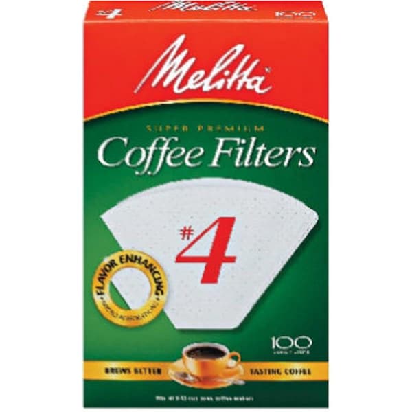 Melitta 624102 No. 4 Coffee Filter, 100PK - ME574031