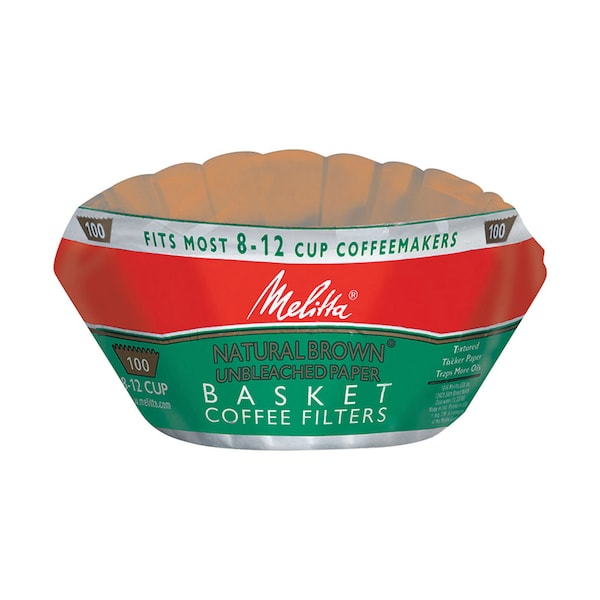 Melitta Melitta 8-12 cups Brown Basket Coffee Filter 100 pk - 629092