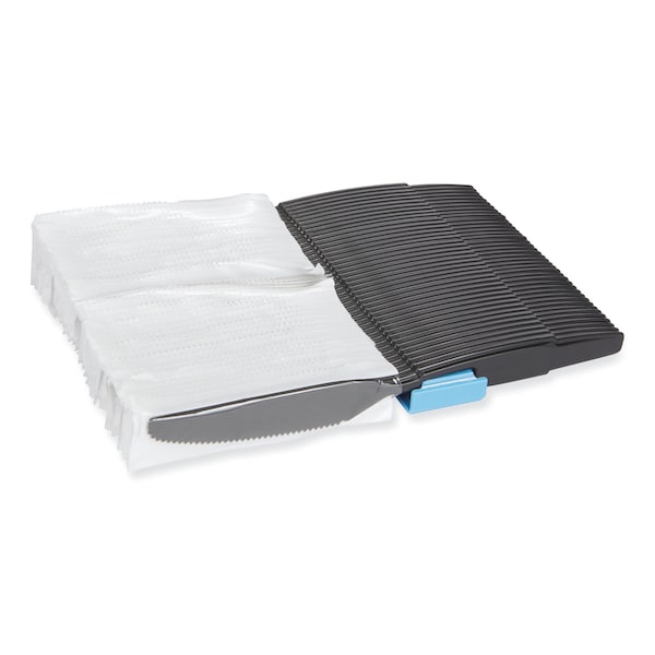 Dixie SmartStock Wrapped Heavy-Weight Cutlery Refill, Knife, Black, PK960, 960PK - SSWPK5