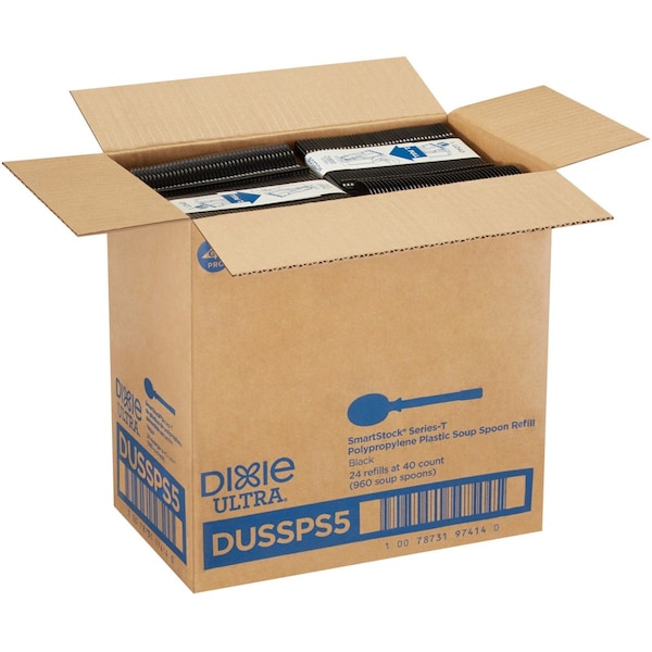 Dixie Soup Spoon, BK, Series T, Med, DUSSPS5, PK960 - DUSSPS5