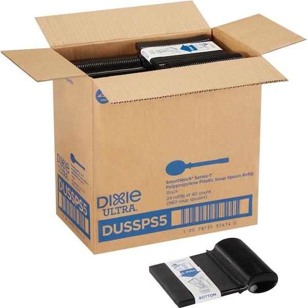 Dixie Soup Spoon, BK, Series T, Med, DUSSPS5, PK960 - DUSSPS5
