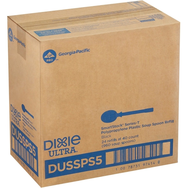 Dixie Soup Spoon, BK, Series T, Med, DUSSPS5, PK960 - DUSSPS5