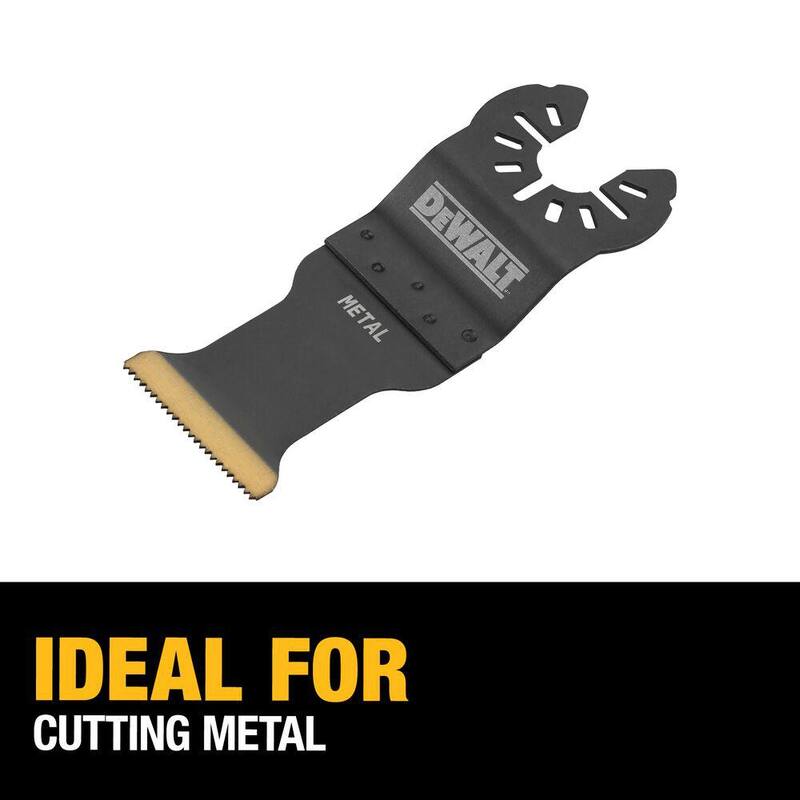Hoja metálica recubierta de nitruro de titanio oscilante DEWALT - DWA4209