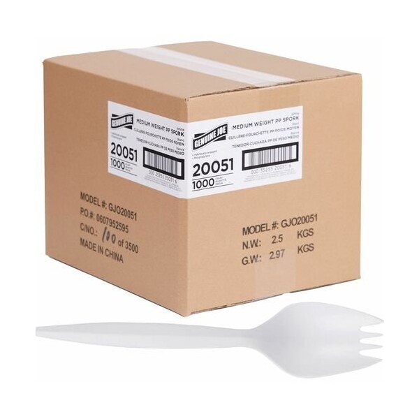 Geniune Joe SPORK, MWPP, WRAPPED, 1000PK - GJO20051