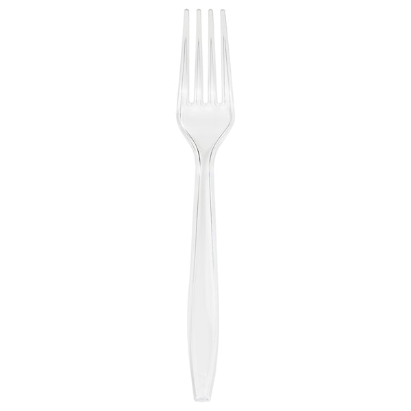 Touch Of Color Clear Plastic Forks, 7", 288PK - 10461