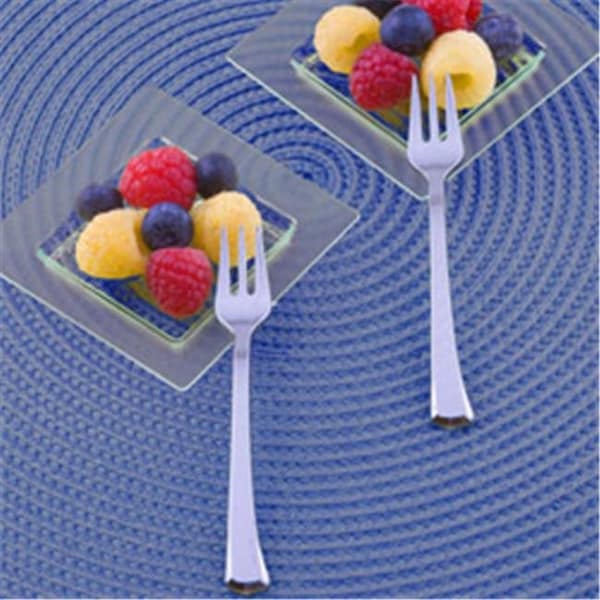 Emi Yoshi EMI Yoshi EMI-GWFK4 Glimmerware 4 in. Silver Mini Tasting Forks - Pack of 400 - EMI-GWFK4