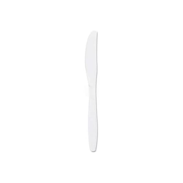 Solo SOLO GBX6KW-0007 Guildware Knives, Polystyrene, White, 100/Box - GBX6KW-0007