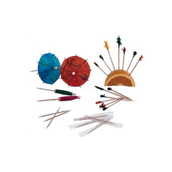Chenille Kraft Chenille Kraft CKC369001, Flat Wood Toothpicks, Natural, Plain 2500/Pack - CKC369001
