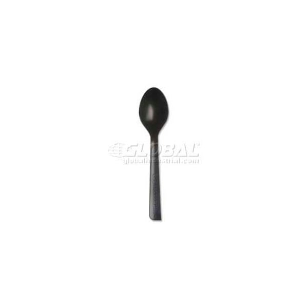 Eco-Products Eco-Products ECOEPS113, Spoons, Recycled Polystyrene, Black, 1000/Carton - ECOEPS113