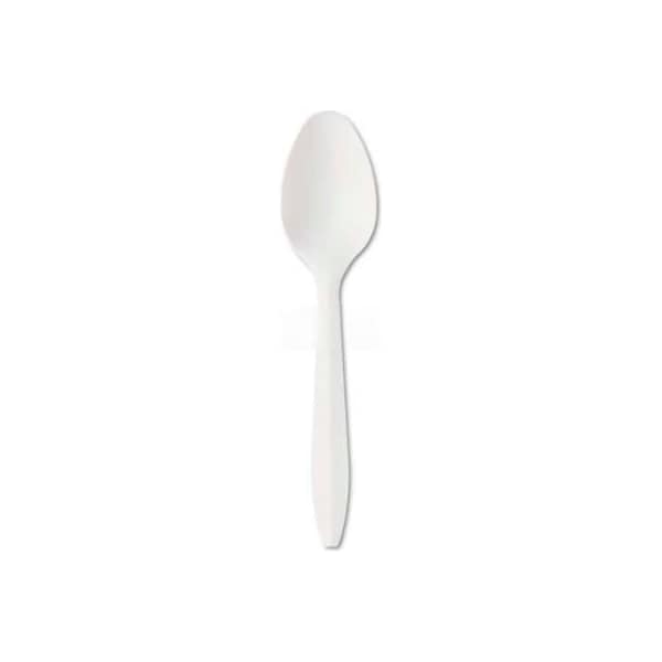 Boardwalk Plastic Teaspoons, White, 1000/Carton - MWPPTS