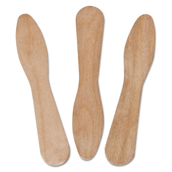 Amercareroyal Wooden Taster Spoons, 3.5 in., 10000PK - R832