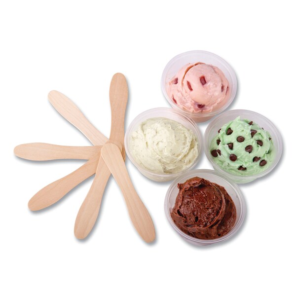Amercareroyal Wooden Taster Spoons, 3.5 in., 10000PK - R832