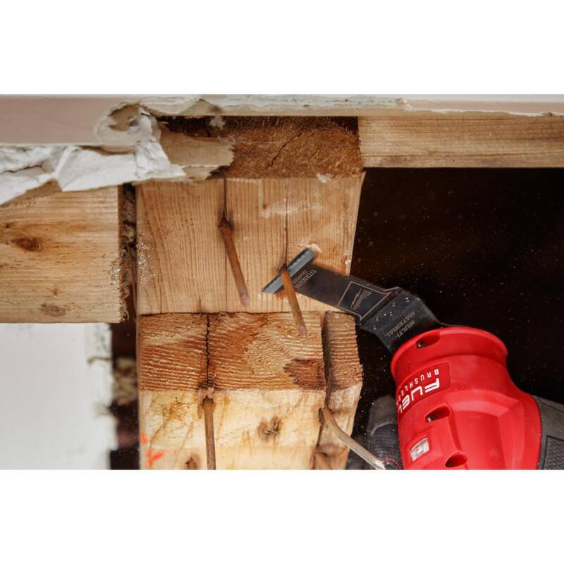 Juego de cuchillas para herramienta múltiple oscilante de Milwaukee con juego de sierras de agujero de propósito general Bi-Metal Hole Dozer (36 piezas) - 49-10-9108W-49-22-4185.