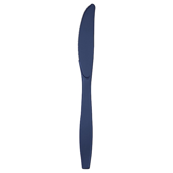 Touch Of Color Navy Blue Plastic Knives, 7.5", 288PK - 010602